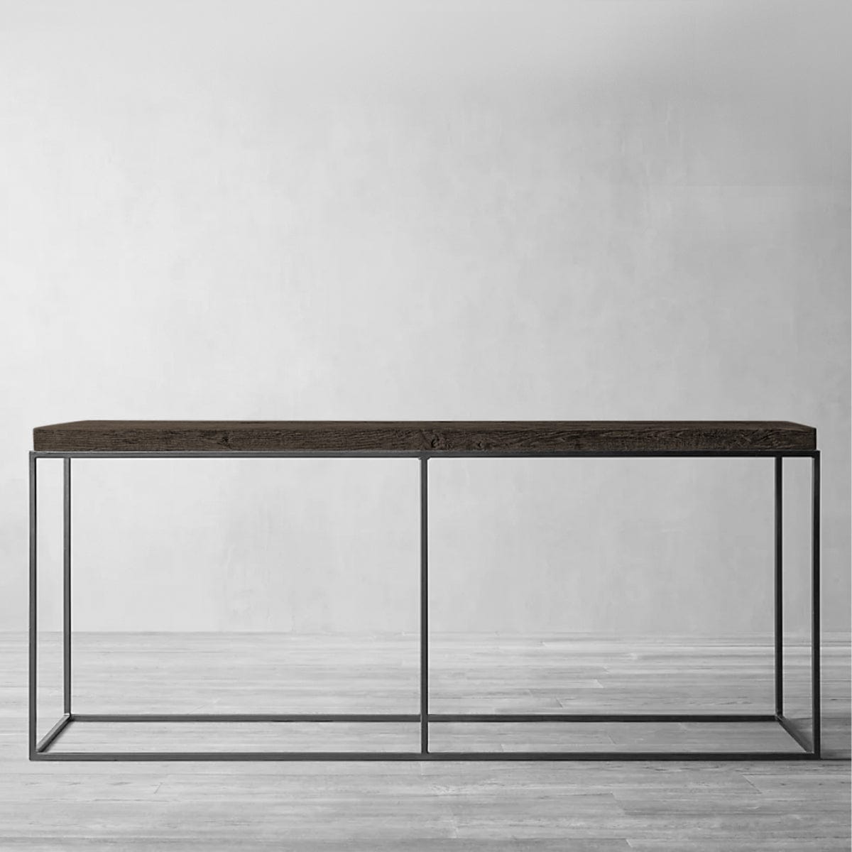 Arrimo Ruby con base de fierro negro – Mesa consola
